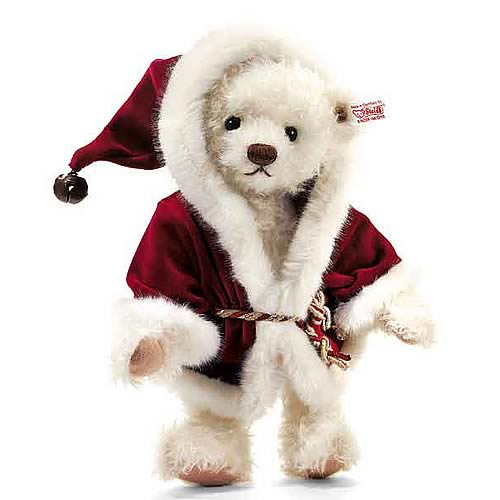 Steiff White Christmas Teddy Bear - Goviers of Sidmouth