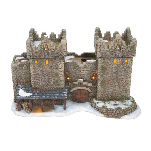 Game of Thrones Village Winterfell Castle Light-Up Statue