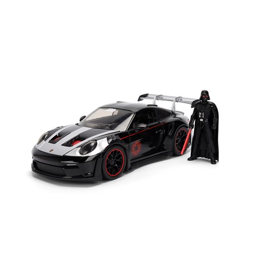 Hollywood Rides Star Wars Porsche 911 GT3 RS 992 1:24 Scale Die-Cast Metal Vehicle with Darth Vader