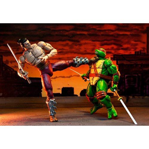 Teenage Mutant Ninja Turtles Mirage Comics Worms of Madness Shredder Action Figure 2-Pack