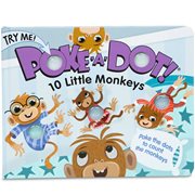 Poke-a-Dot: 10 Little Monkeys Board Book