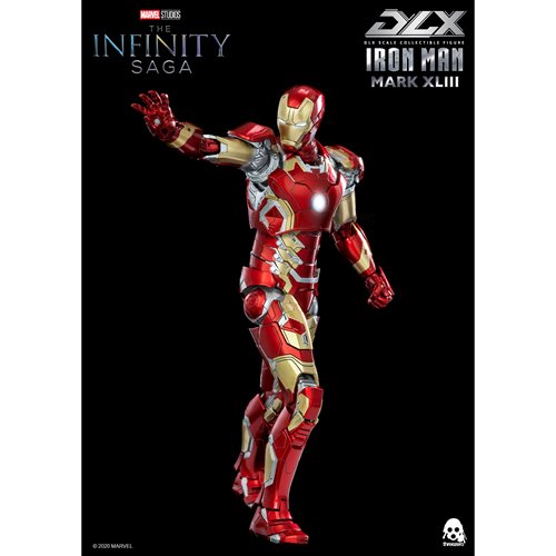 Avengers: Infinity Saga Iron Man Mark 43 DLX 1:12 Scale Action Figure
