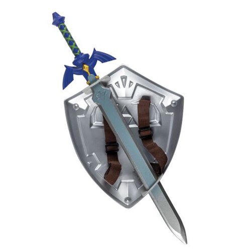 The Legend of Zelda Link Master Sword and Shield Roleplay Accessory Set