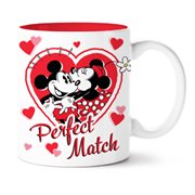 Mickey and Minnie Mouse Perfect Match 20 oz. Ceramic Mug