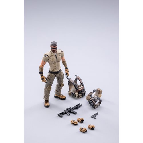 Joy Toy Peoples Armed Police Mercenary Kahn 1:18 Scale Action Figure