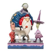 Disney Traditions Nightmare Before Christmas Lock, Shock, and Barrel with Santa Bagged and Delivered Statue by Jim Shore