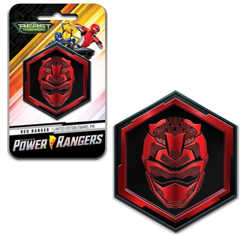 Power Rangers Beast Morphers Red Ranger Pin