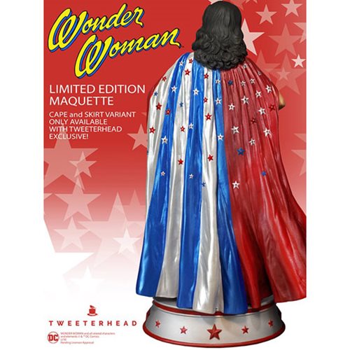 Wonder Woman Season 1 Lynda Carter with Cape Variant Maquette Statue