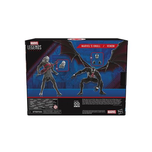 Spider-Man Marvel Legends King in Black Knull and Venom 6-inch Action Figure 2-Pack