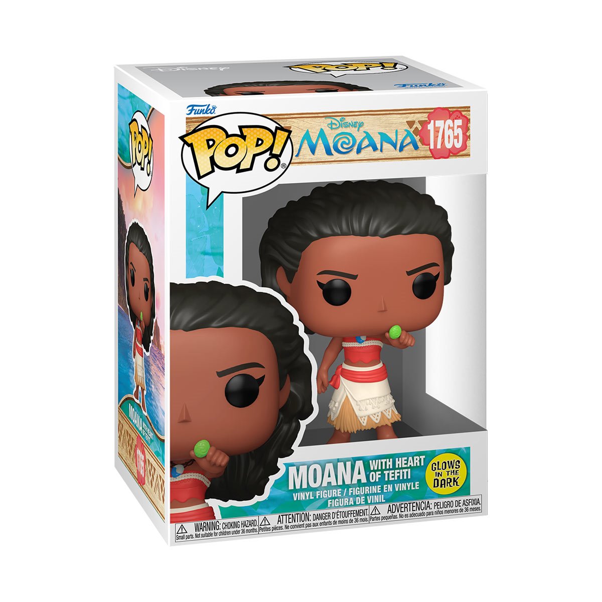 Moana with the Heart of Te Feti Glow in the Dark Funko Pop! Vinyl Figure Wave 3
