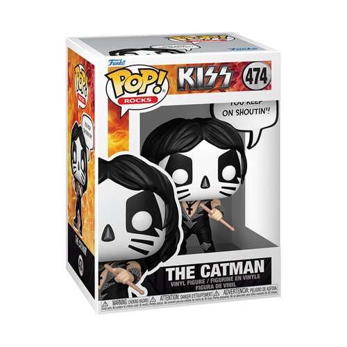 KISS The Catman Rock and Roll All Nite Pop! Sayings Funko Pop! Vinyl Figure
