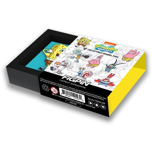 SpongeBob SquarePants Mystery Minis Series 1 Enamel Pin Display of 10