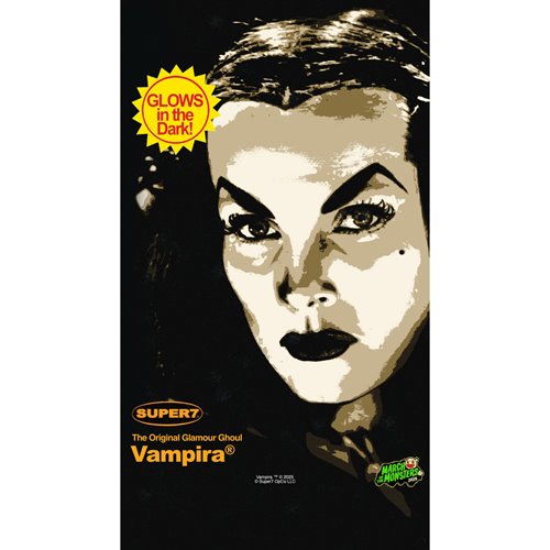 Vampira (Monster Glow) Glow-in-the-Dark 3 3/4-Inch ReAction Figure