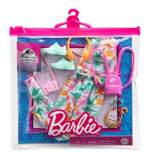 Barbie Fashions Jurassic Storytelling Pack with Dino Jogger Set