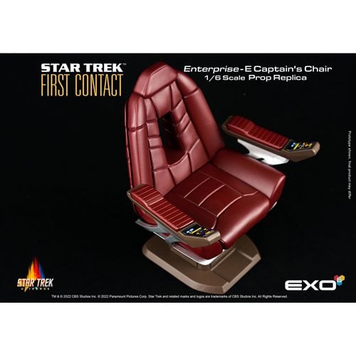 Star Trek: First Contact Enterprise-E Captain's Chair 1:6 Scale Prop Replica