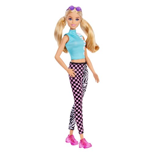 Barbie Fashionista Doll #158 with Long Blonde Pigtails
