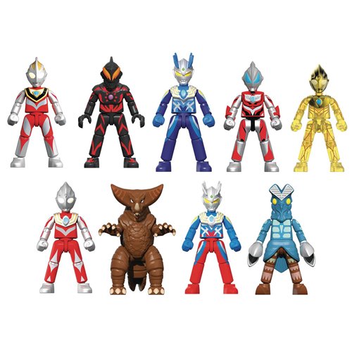 Ultraman Galaxy Version 1 Giants of Light Blind-Box Model Kit Case of 9