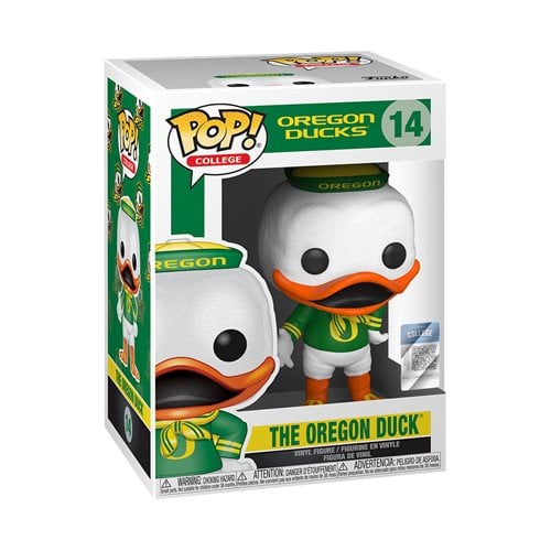 Universe of Oregon The Oregon Duck Pop! Vinyl Figure