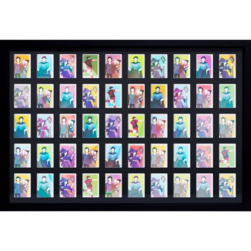 Trading Card Collector 50 Position Black Frame