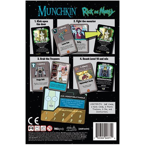 Rick and Morty Munchkin Game