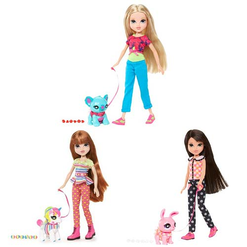 Moxie Girlz Poopsy Pets Doll with Pet Case