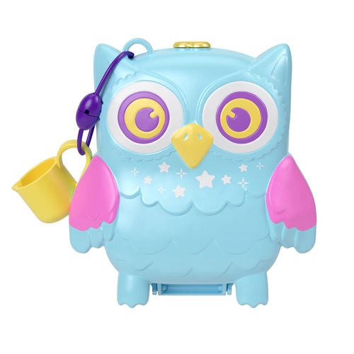 Polly Pocket Pajama Party Snowy Sleepover Owl Compact