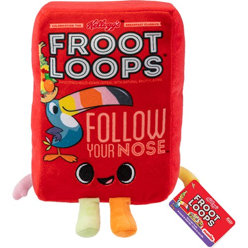 Kelloggs Froot Loops Cereal Box Pop! Plush