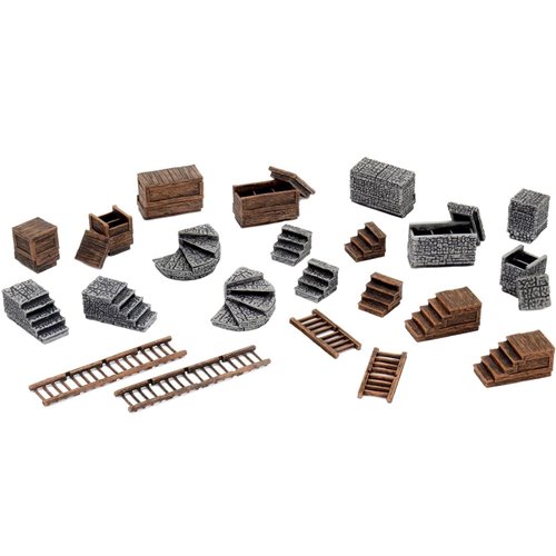 WarLock Tiles Stairs and Ladders Accessory Pack
