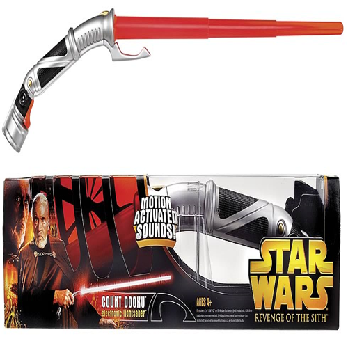 Star Wars Count Dooku Electronic Lightsaber