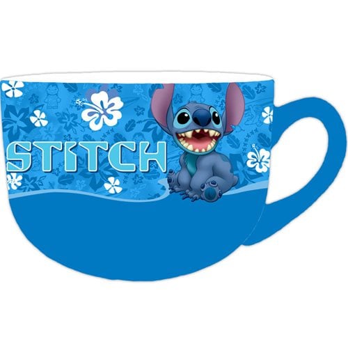 Disney Stitch 18oz Ceramic Mug with Sculpted Lid