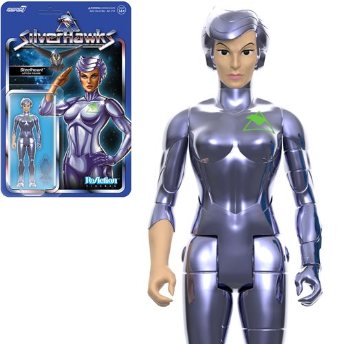 SilverHawks Steelheart (Toy Version) 3 3/4-Inch ReAction Figure