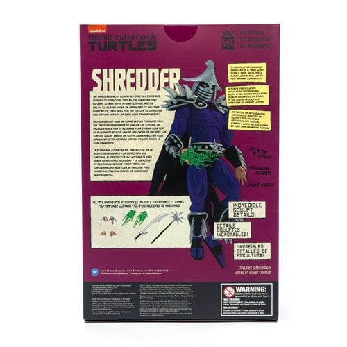 Teenage Mutant Ninja Turtles BST AXN XL Super Shredder 8-Inch Action Figure and Comic Set