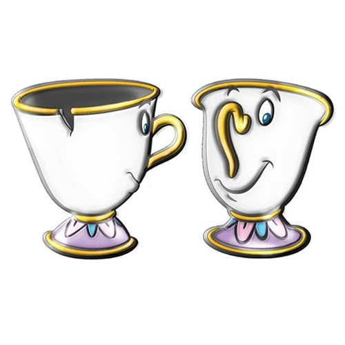 Disney Beauty and The Beast Chip 8oz Sculpted Ceramic Tea Cup