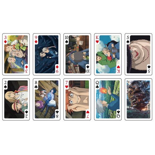 Howl's Moving Castle Movie Scene Playing Cards