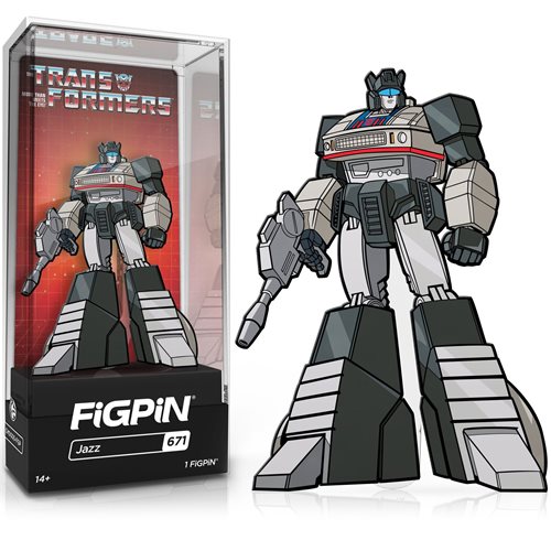 Transformers Jazz FiGPiN Classic Limited Edition Enamel Pin