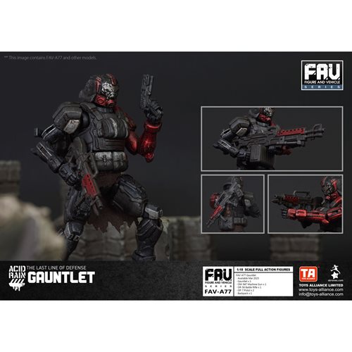 Acid Rain Gauntlet 1:18 Scale Action Figure