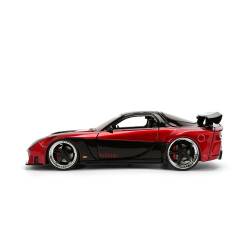 JDM Tuners 1995 Mazda RX-7 Widebody 1:24 Scale Die-Cast Metal Vehicle