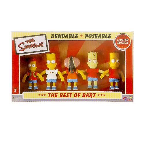 The Simpsons Bendables Best of Bart Collection