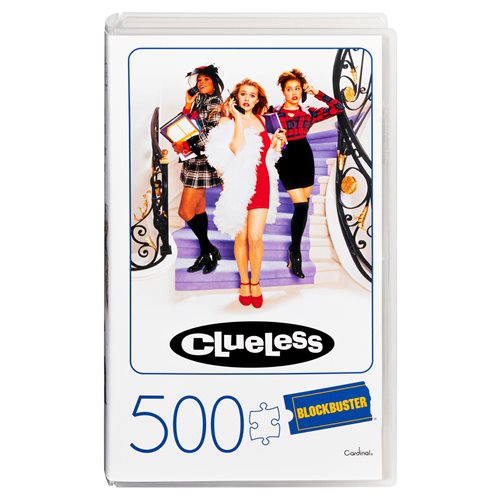 Clueless Retro Blockbuster VHS Video Case 500-Piece Puzzle