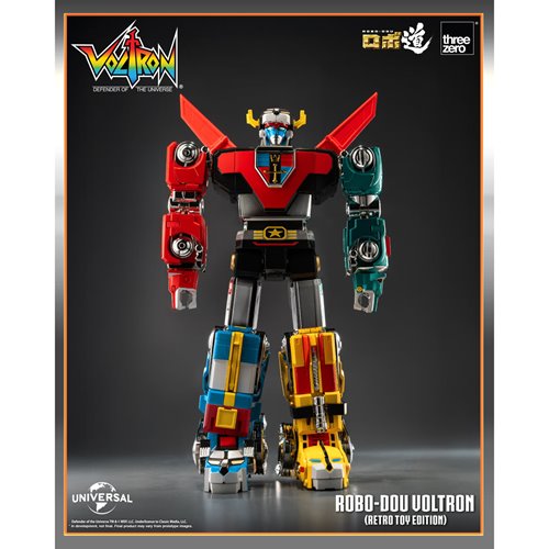 Voltron: Defender of the Universe Voltron Retro Toy Edition ROBO-DOU Action Figure
