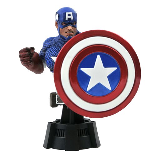 Marvel Comic Captain America Bust