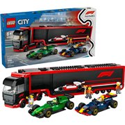 LEGO City 60445 F1 Truck with RB20 & AMR24 F1 Cars