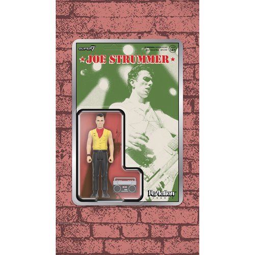 Joe Strummer (W2) 3 3/4-Inch ReAction Figure