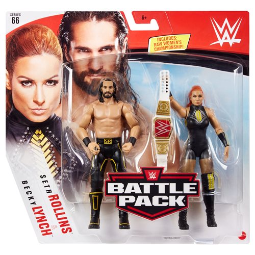 WWE Becky Lynch and Seth Rollins Basic Series 66 Action Figure 2-Pack