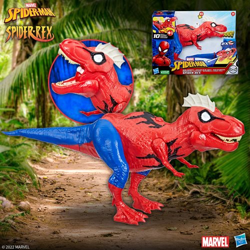Marvel Spider-Man Web Chompin' Spider-Rex 16-Inch Action Figure