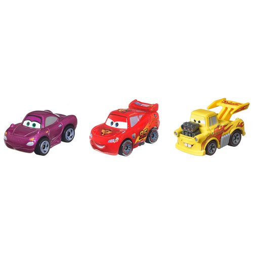 Disney Pixar Cars Mini Racers 3-Pack Mix 5 Case of 6