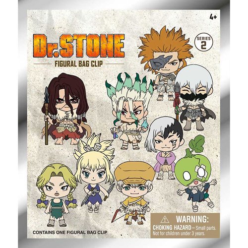 Dr. Stone Series 2 3D Foam Bag Clip Random 6-Pack