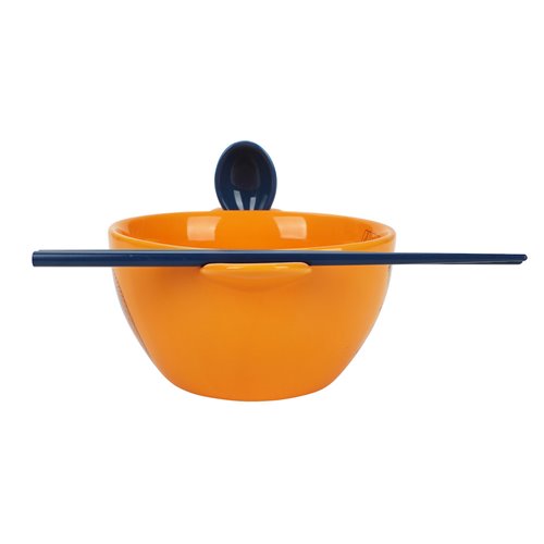 Naruto Ceramic Ramen Bowl with Chopsticks and Spoon