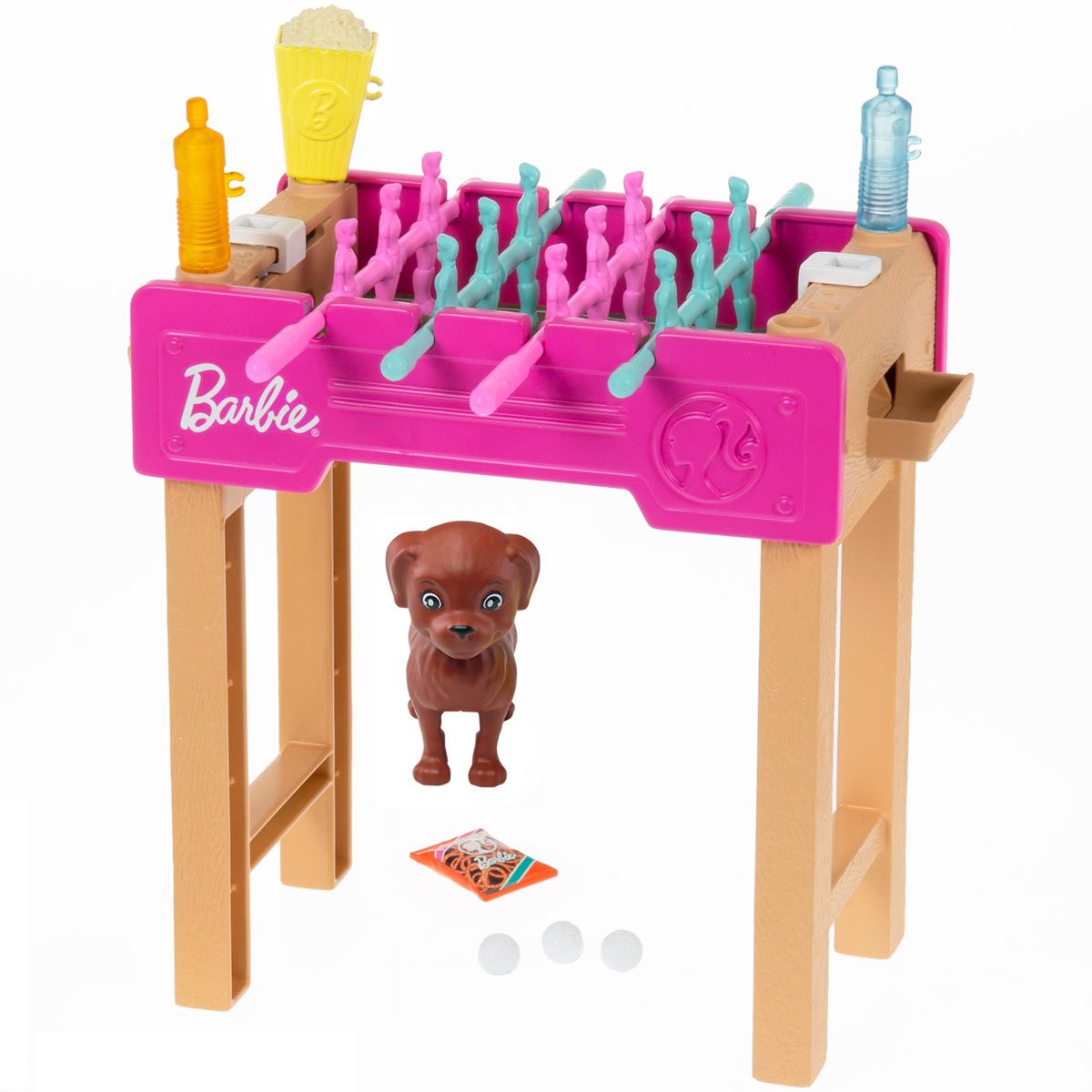 Details about   WOW BARBIE DOLL FOOSBALL GAME TABLE THAT ACTUAL WORKS FOR DOLL BRAND NEW AMAZING