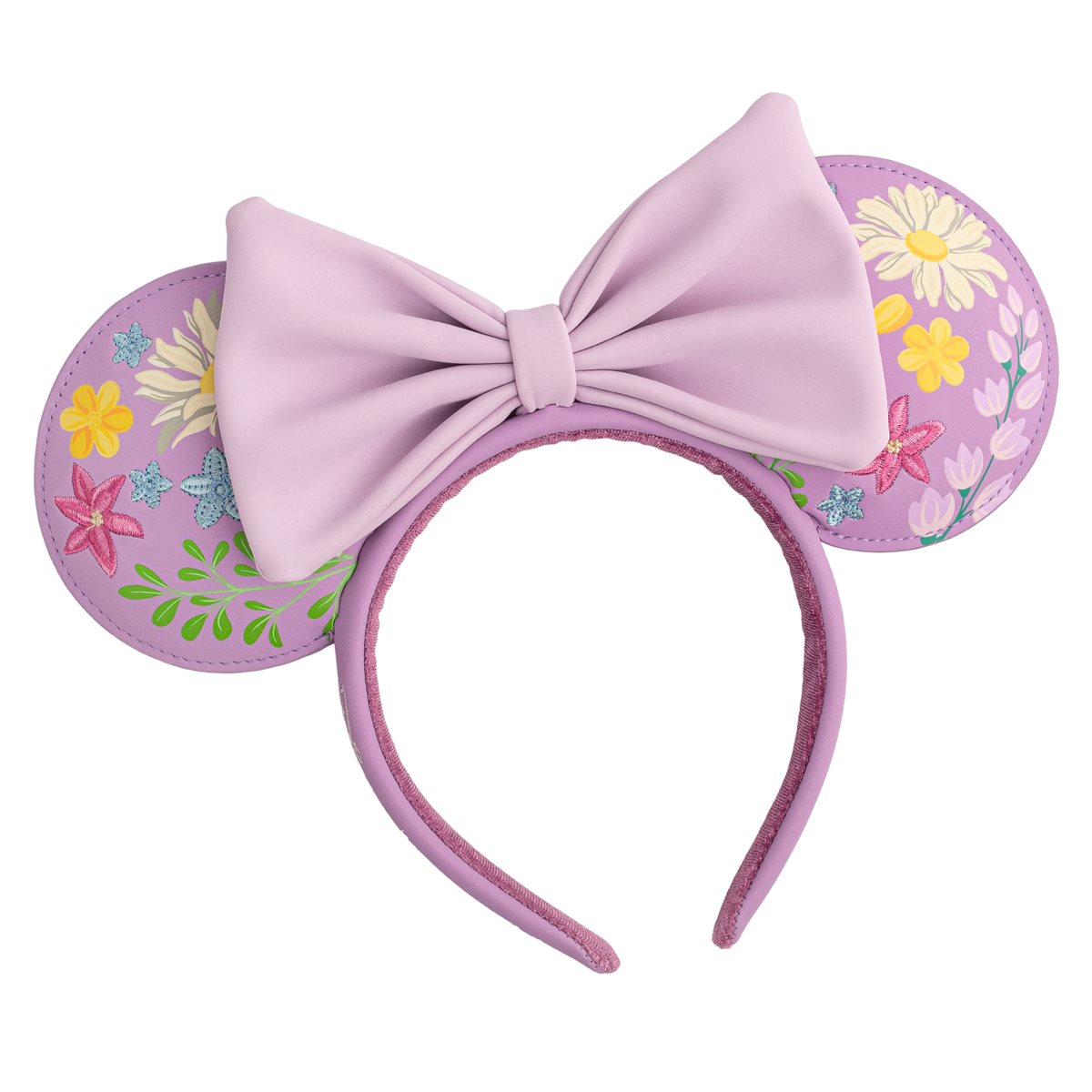 Pink and Purple Floral Mouse Ears